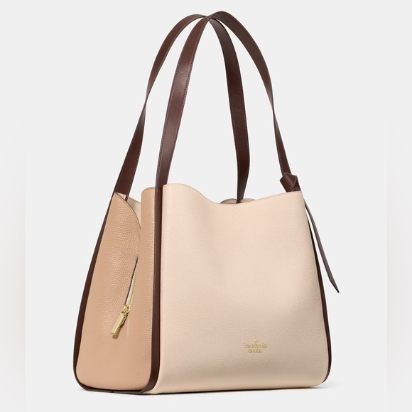 Kate Spade Knott Colorblock Large Carryall - Milk Glass Multi - Picture 2 of 8